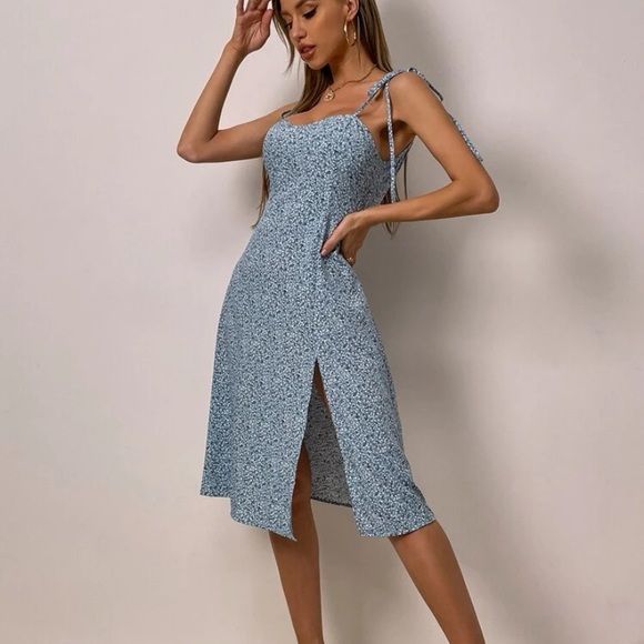 Shein Cami Dress with Slit - Picture 3 of 11